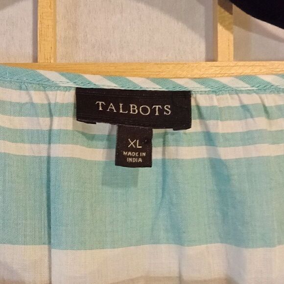 Talbots XL Aztec Beaded Blouse - Picture 5 of 16